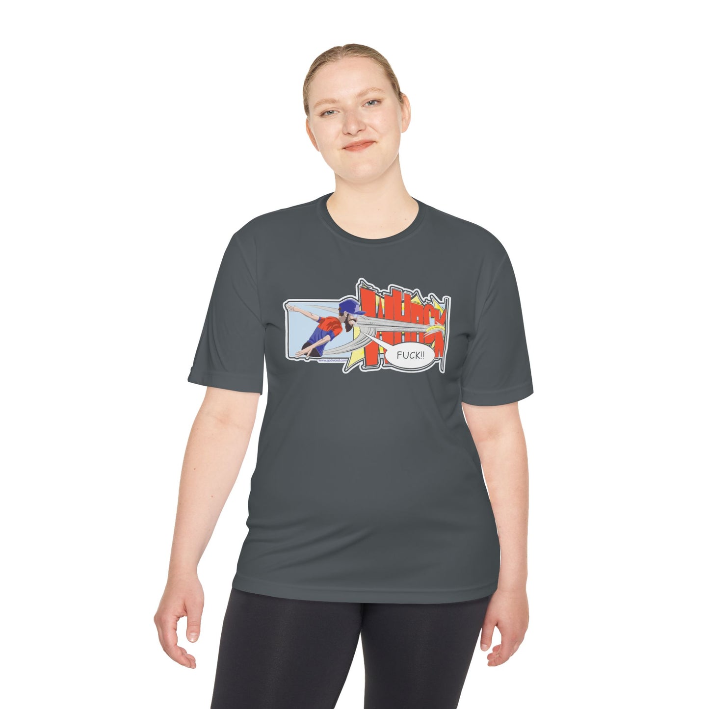 Look Cool. Stay Dry. Still Miss the Basket. Got Niced Moisture-Wicking Tee