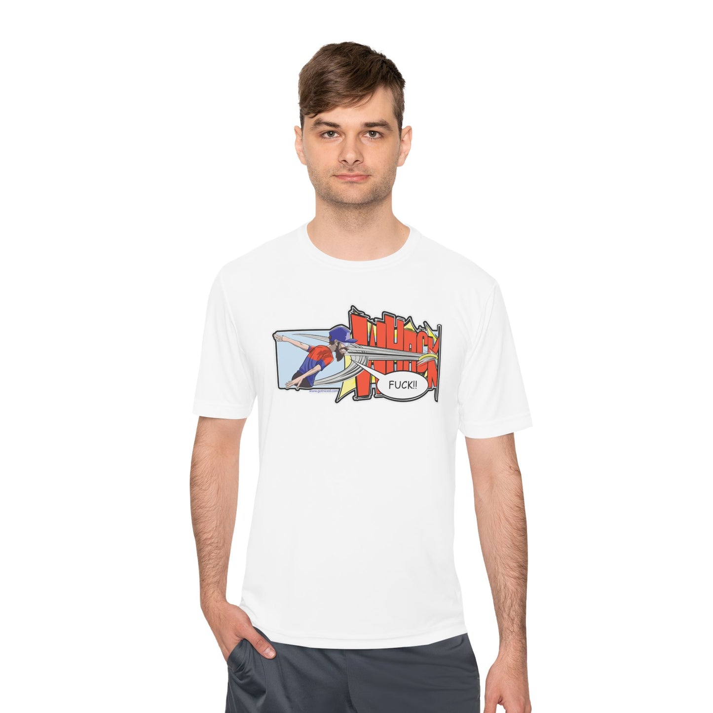 Look Cool. Stay Dry. Still Miss the Basket. Got Niced Moisture-Wicking Tee