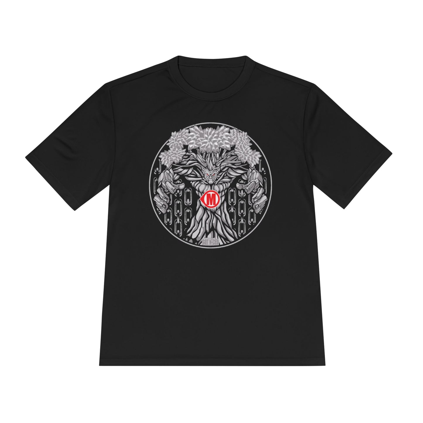 Mando Tree Disc Golf Moisture Wicking Tee, Unisex Athletic Shirt, Disc Golf Apparel, Unique Design