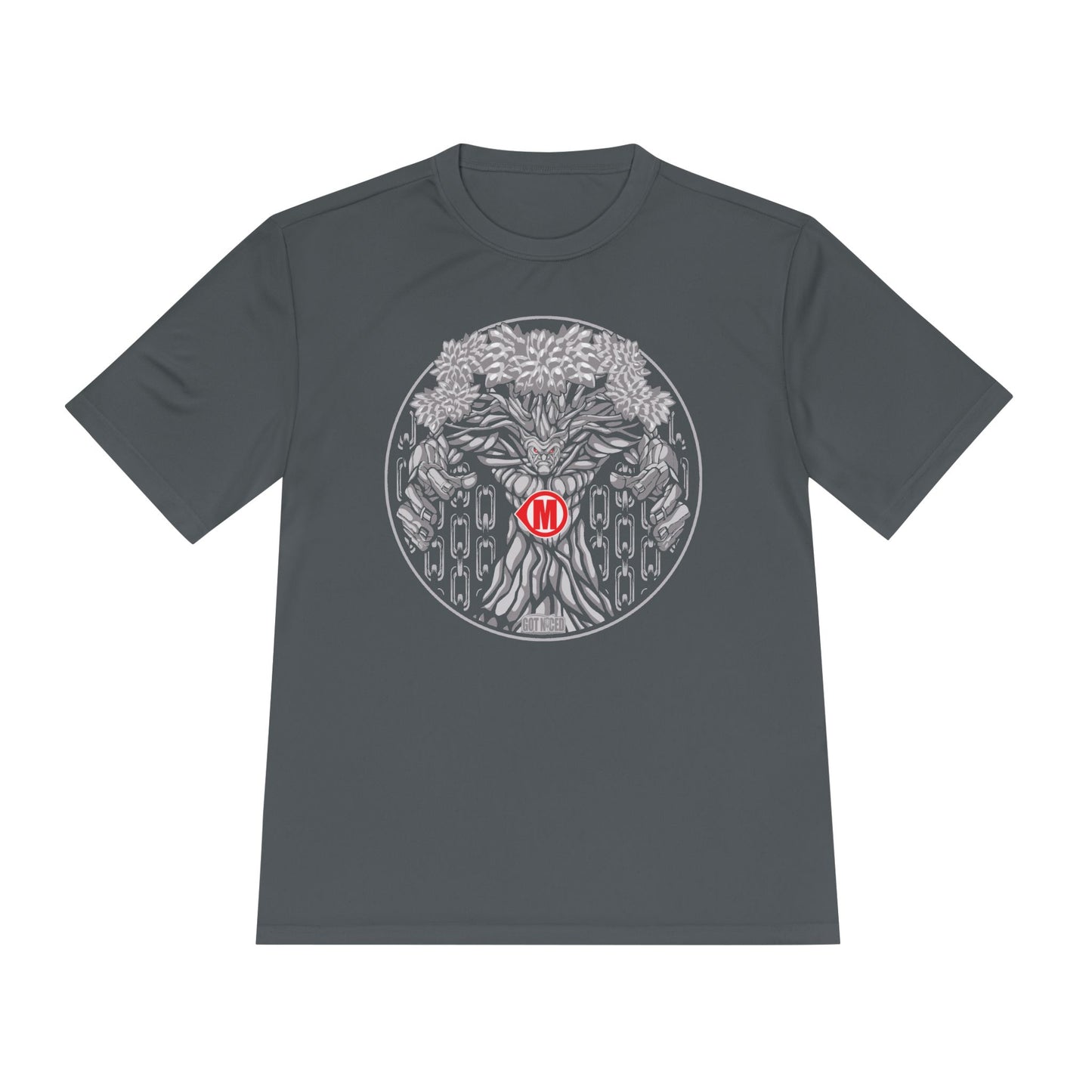Mando Tree Disc Golf Moisture Wicking Tee, Unisex Athletic Shirt, Disc Golf Apparel, Unique Design