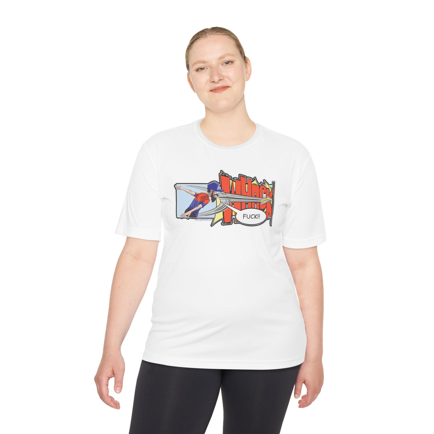 Look Cool. Stay Dry. Still Miss the Basket. Got Niced Moisture-Wicking Tee