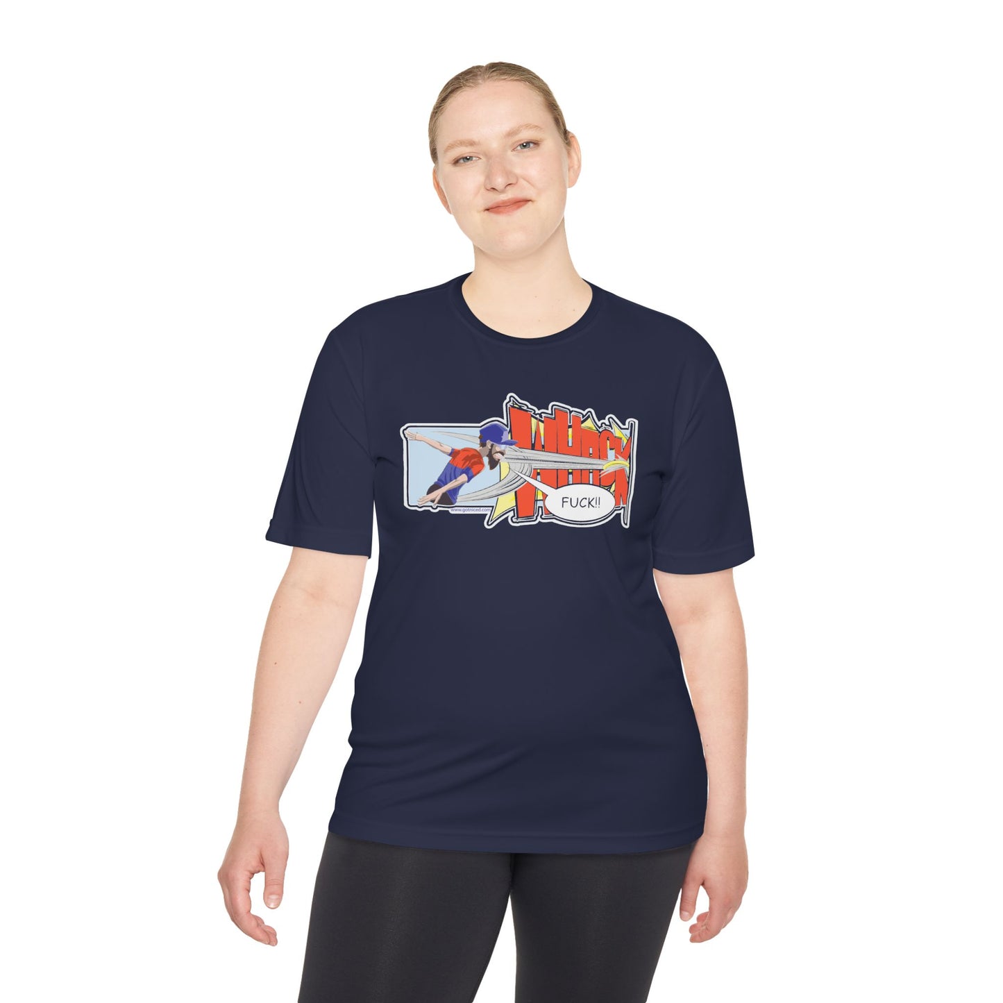 Look Cool. Stay Dry. Still Miss the Basket. Got Niced Moisture-Wicking Tee