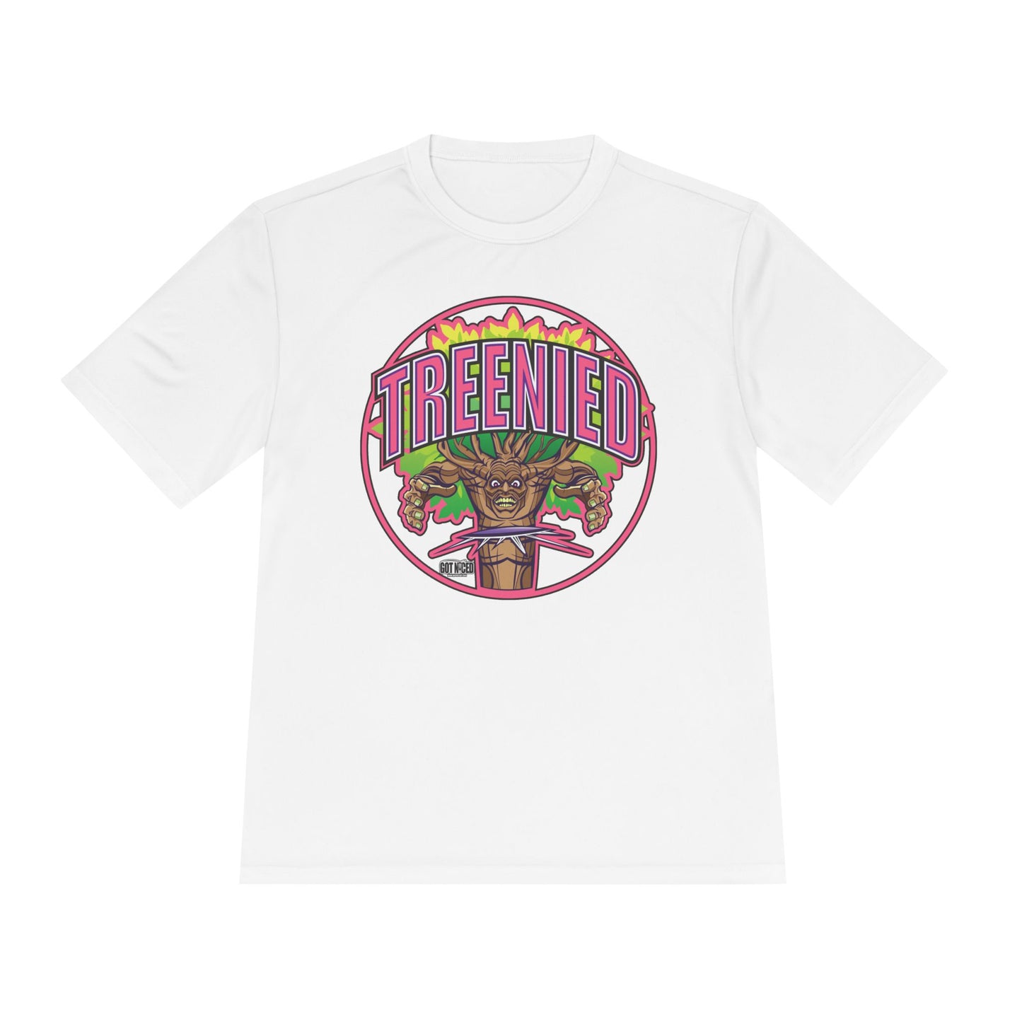 Treenied Disc Golf Moisture Wicking Tee, Unisex Athletic Shirt, Disc Golf Apparel, Unique Design