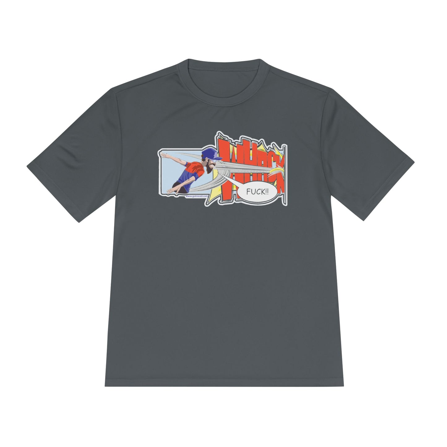 Look Cool. Stay Dry. Still Miss the Basket. Got Niced Moisture-Wicking Tee