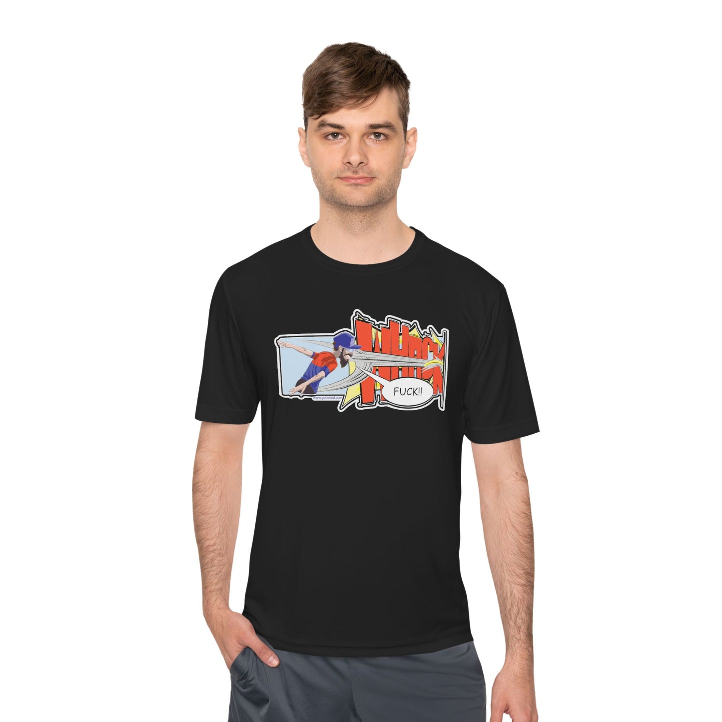 Look Cool. Stay Dry. Still Miss the Basket. Got Niced Moisture-Wicking Tee