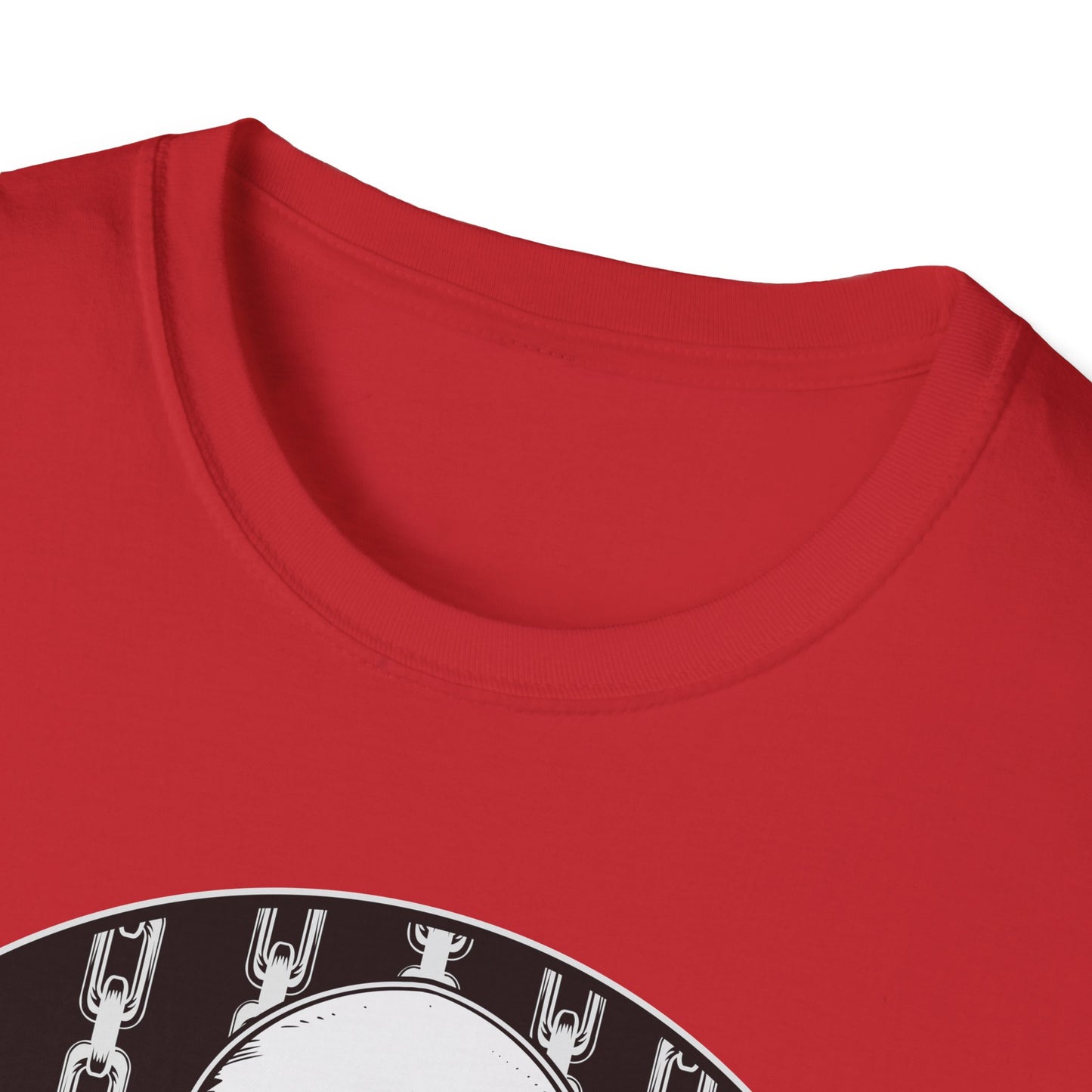 Disc Golf Skeleton Unisex Softstyle Disc Golf T-Shirt