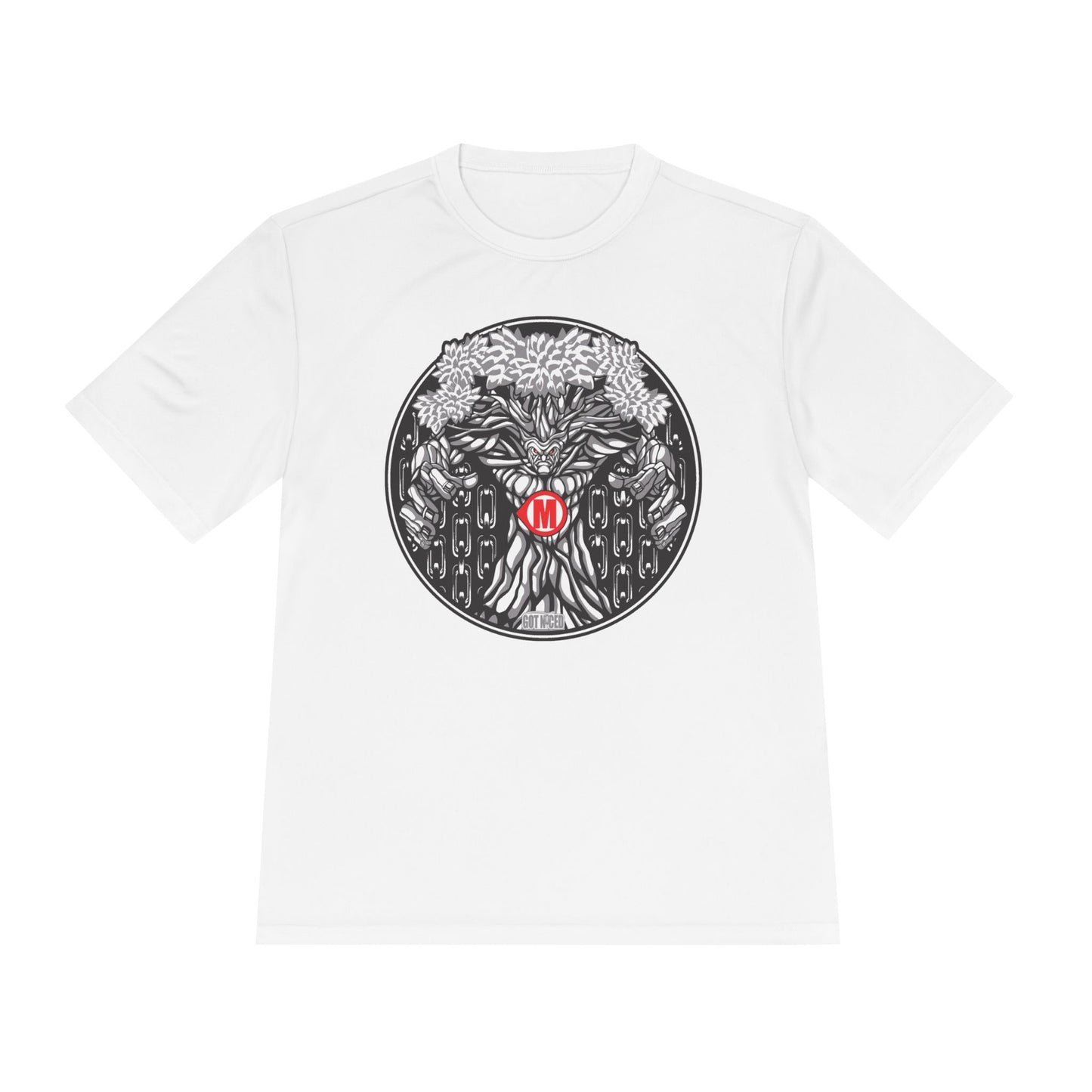 Mando Tree Disc Golf Moisture Wicking Tee, Unisex Athletic Shirt, Disc Golf Apparel, Unique Design