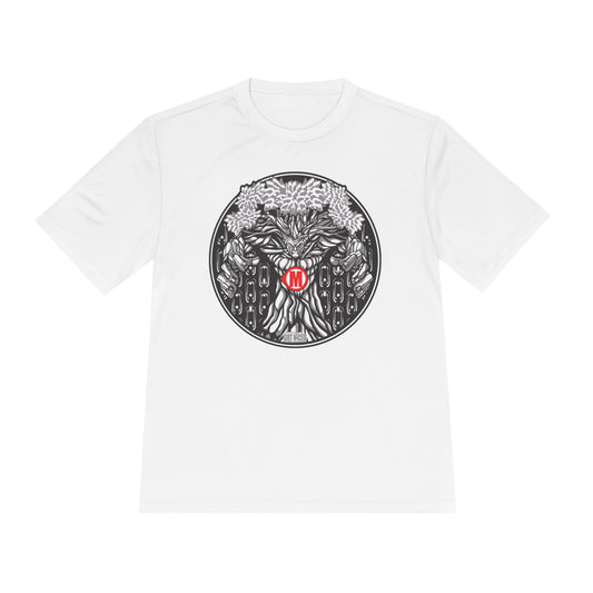 Mando Tree Disc Golf Moisture Wicking Tee, Unisex Athletic Shirt, Disc Golf Apparel, Unique Design